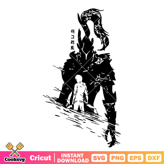 Solo leveling igris shadow svg, igris solo leveling​ svg, sung jinwoo​ svg