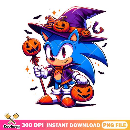 Sonic Halloween png, witch halloween costume​ png, Sega Halloween png (2)