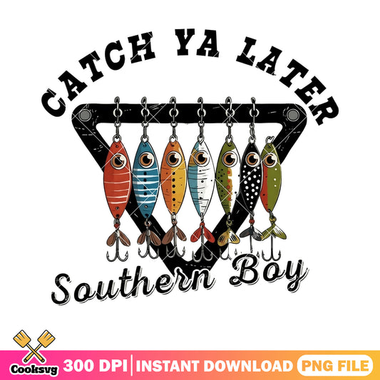 Southern boy catch fish png, fishing lures png, fishing t shirt png