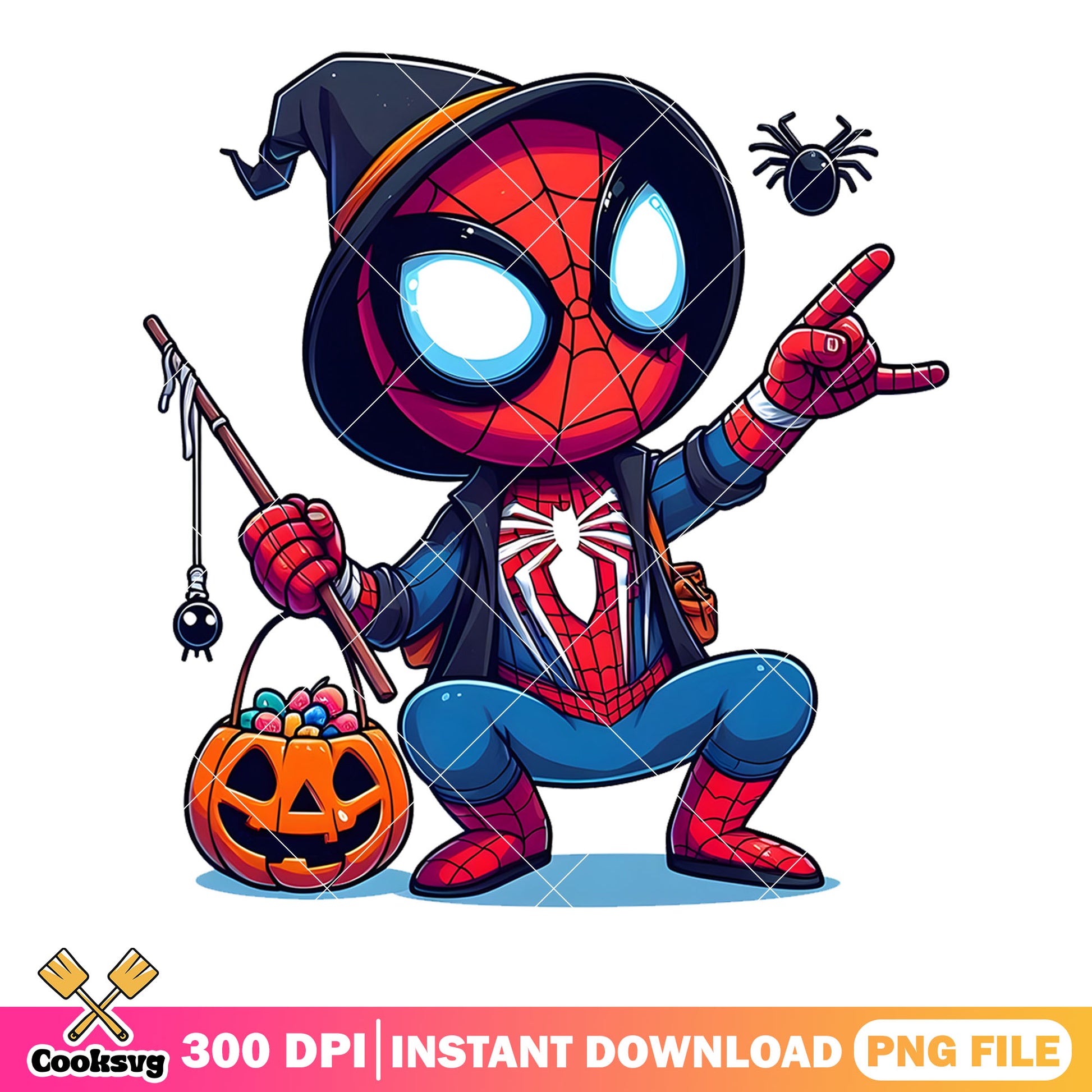 SpiderMan Halloween png, jack o lantern png, Marvel Halloween png