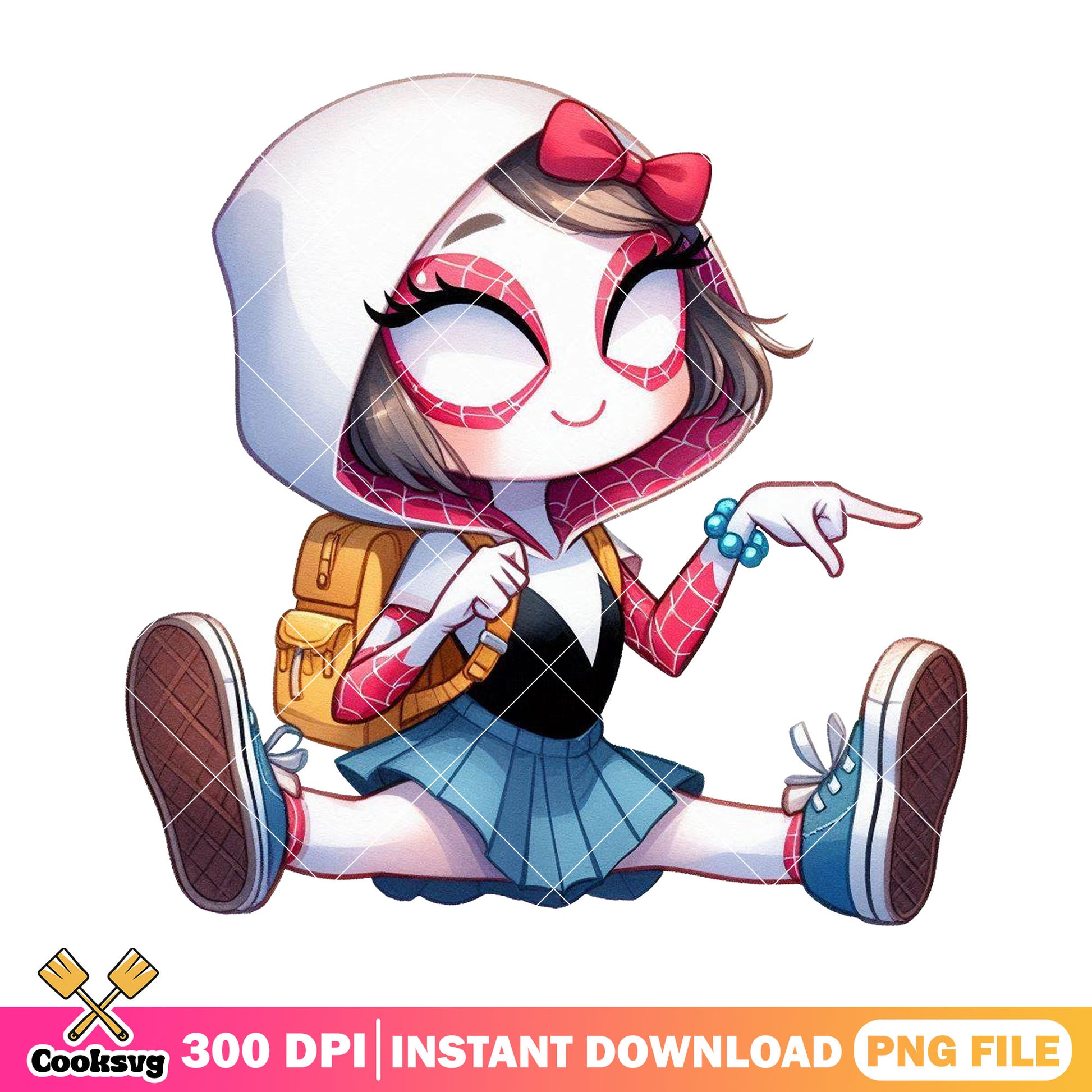 Spider gwen png, gwen stacy spiderman png,​​ go back to school png