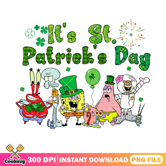 Spongebob friends its patrick day png, spongebob cartoon png