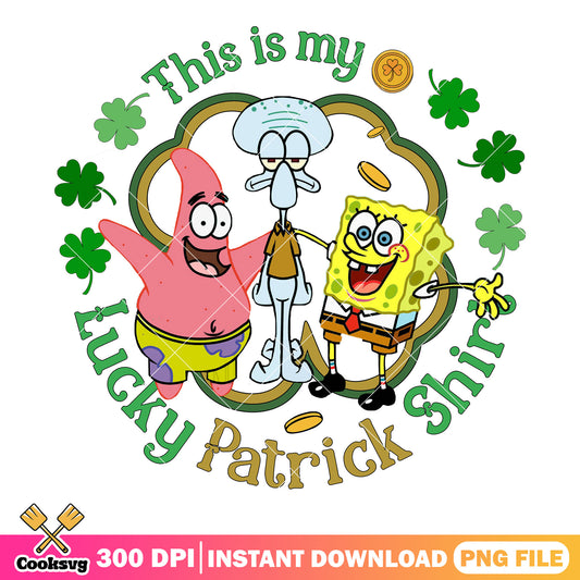 Spongebob this is my lucky png, spongebob friends png, spongebob cartoon png