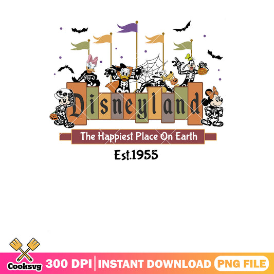 Spookiest castle 1955 png, disney land png, halloween returns png