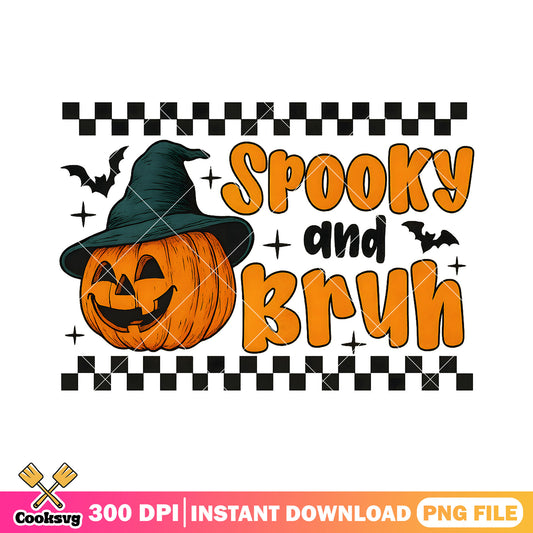 Spooky and bruh png, halloween spooky png, spooky pumpkin​ png