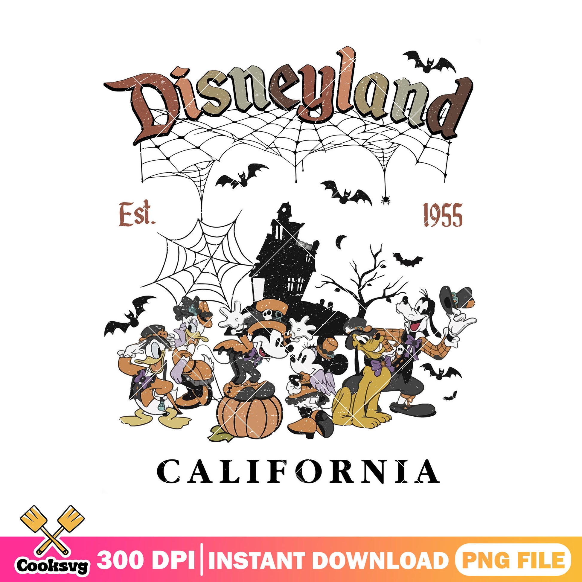 Spooky california png, disney land png, spirit of halloween png