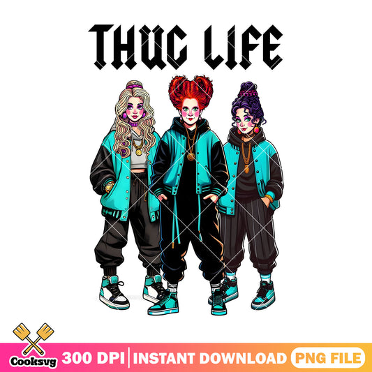Spooky gangster girls png, halloween custome png, thug life​ png