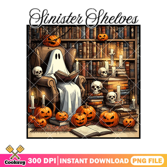 Spooky ghost fire candle png, skull skeleton png, scary night png