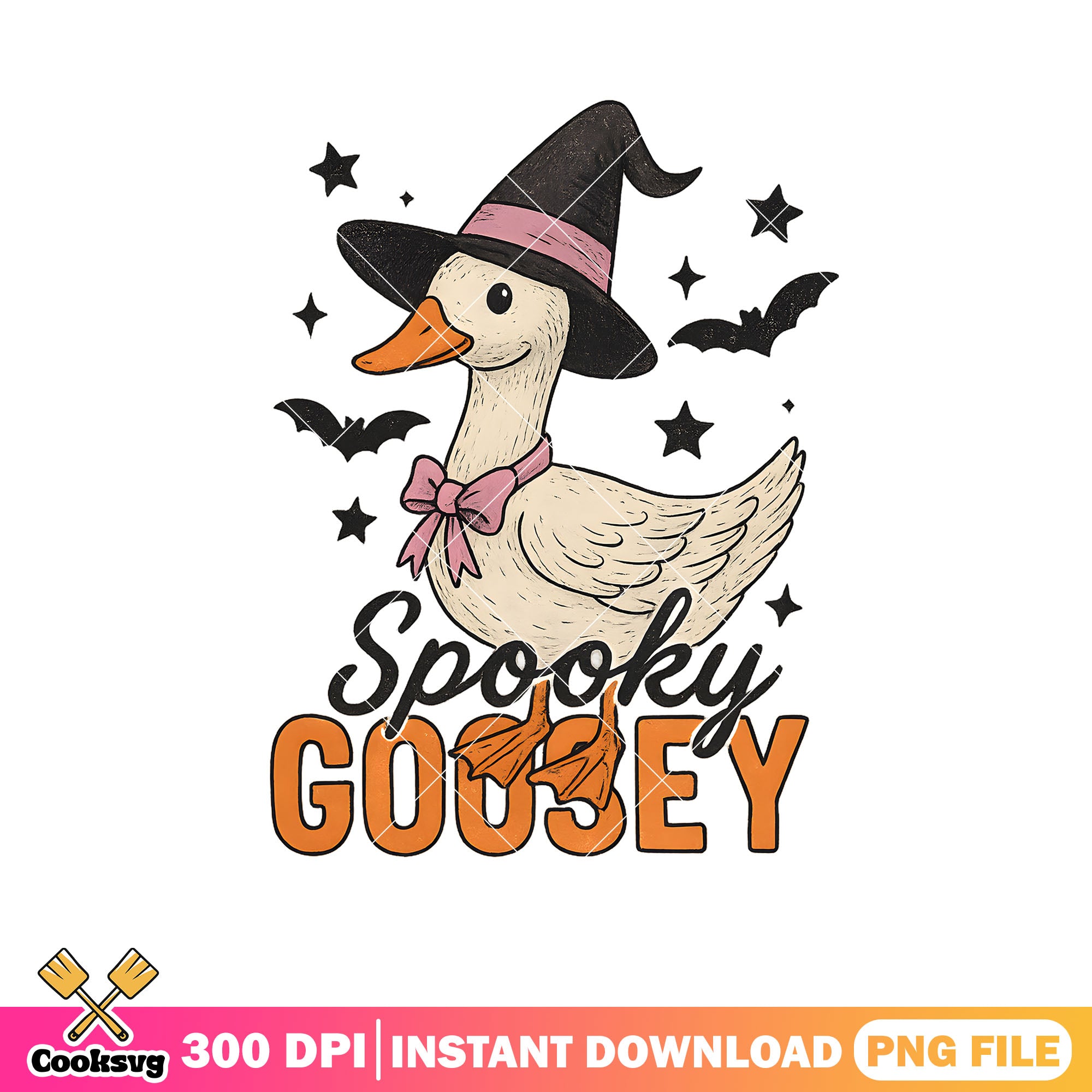 Goosky Vector Spooky goosey design png, spooky goose png, silly goose png – Cooksvg