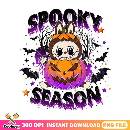 Spooky labubu season png, labubu outfits​ png, halloween jokes​ png