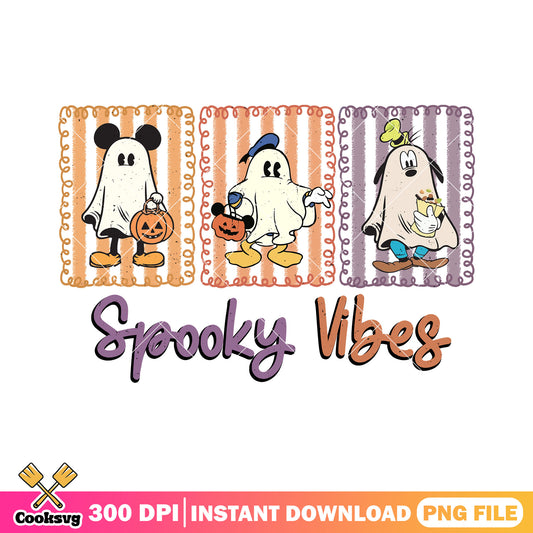 Spooky vibes mickey image png, halloween movie png, disney plus png