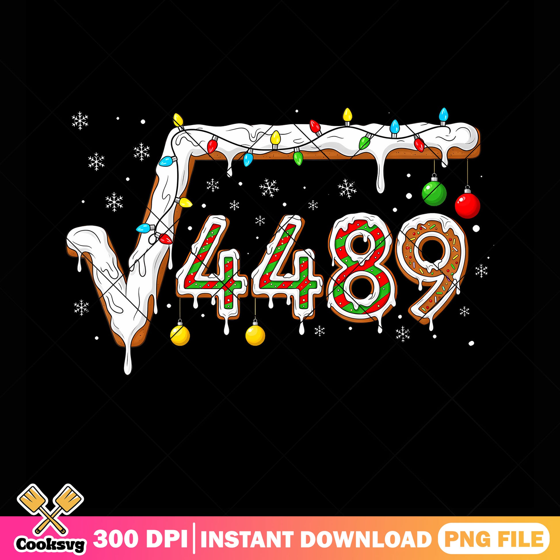 Square Root 4489 Slang Math png, xmas ​png, style me for christmas​ png
