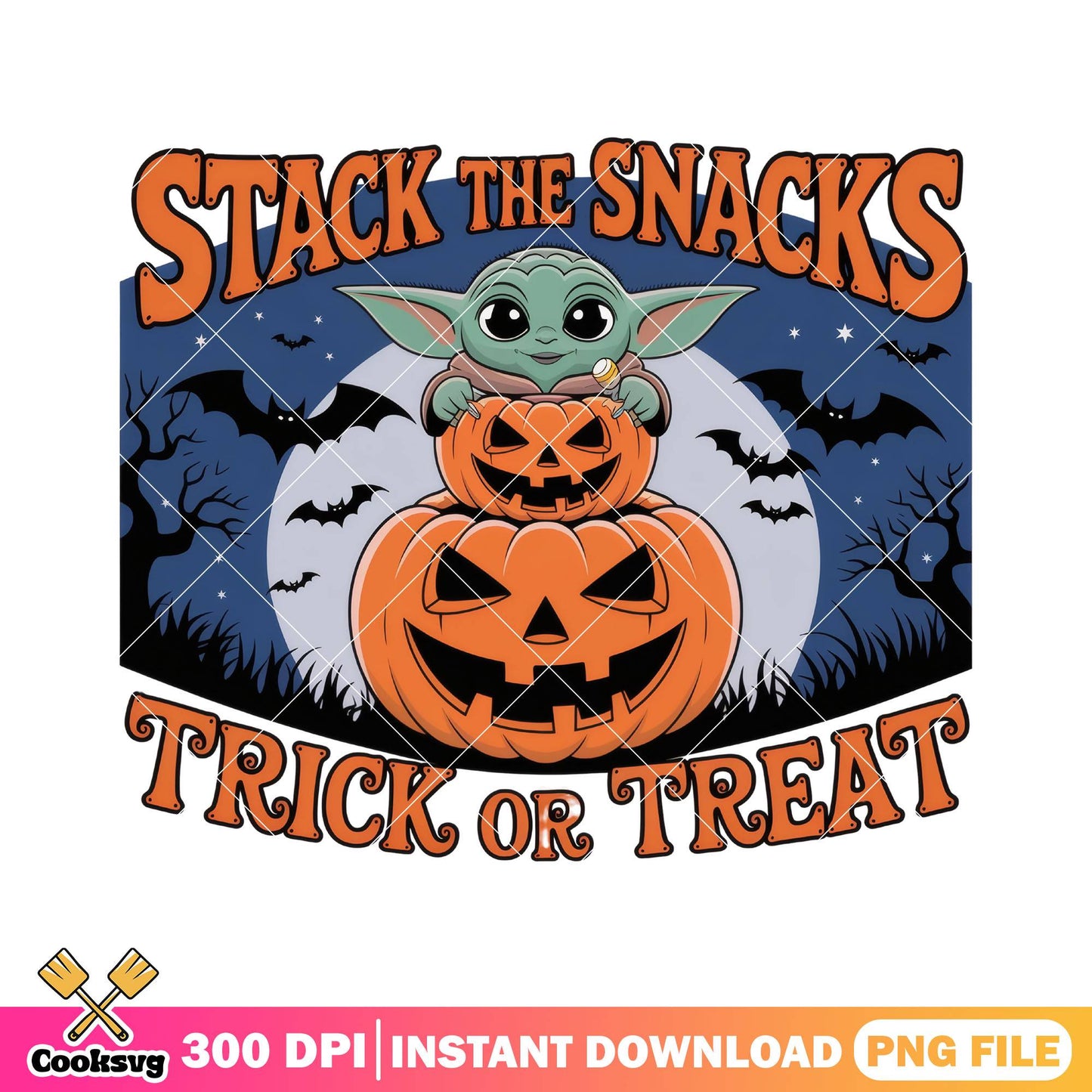 Stack the snacks png, star wars characters​ png, happy halloween png
