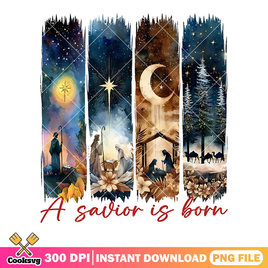 Starry night the forest png, Christmas sublimation png, spooky night png