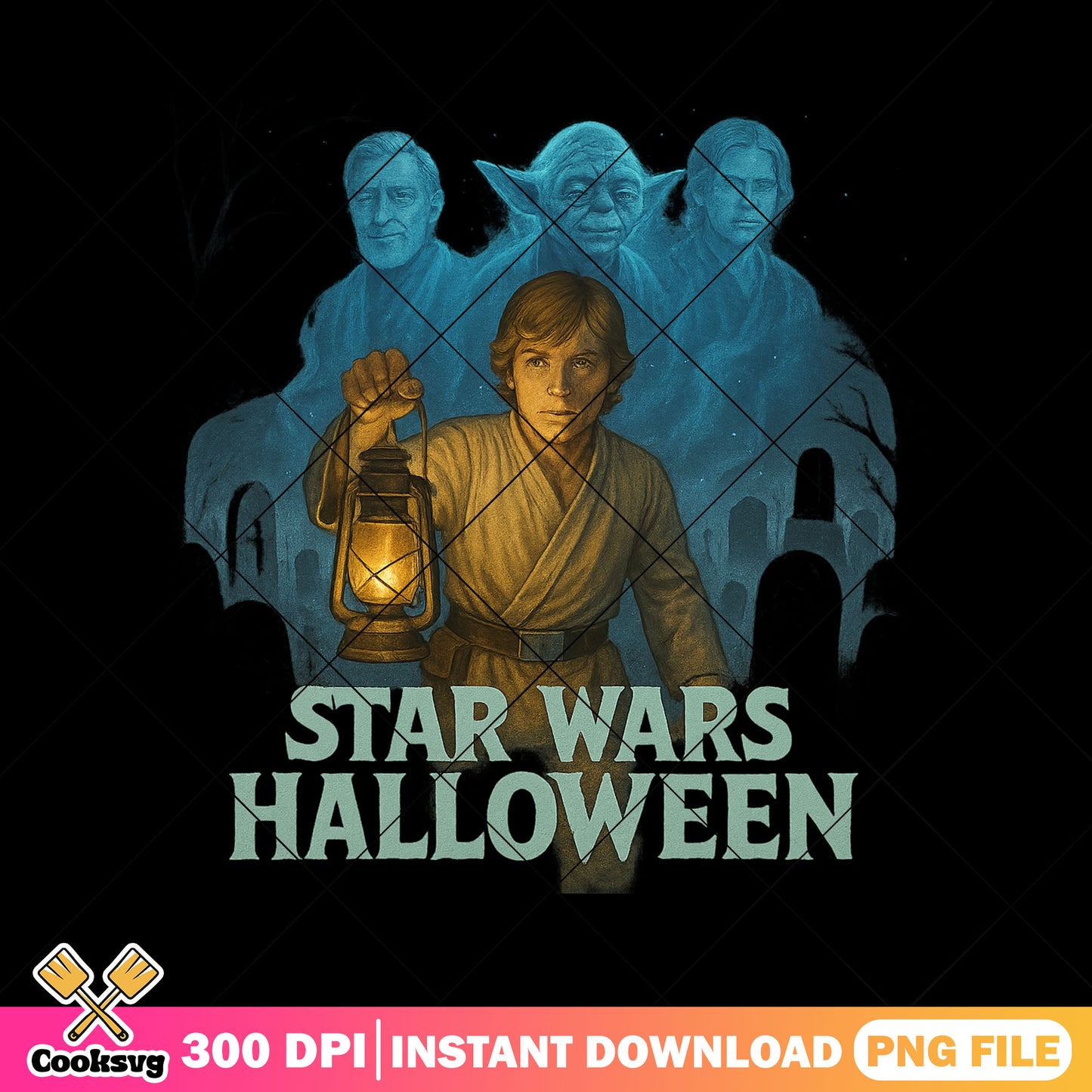 Star wars halloween png, star wars png, halloween spirit png