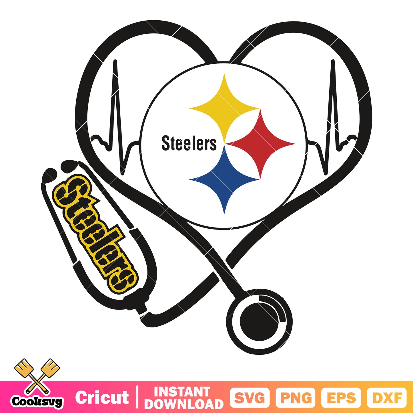 Steelers doctor afc svg, nfl games svg, pittsburgh steelers svg