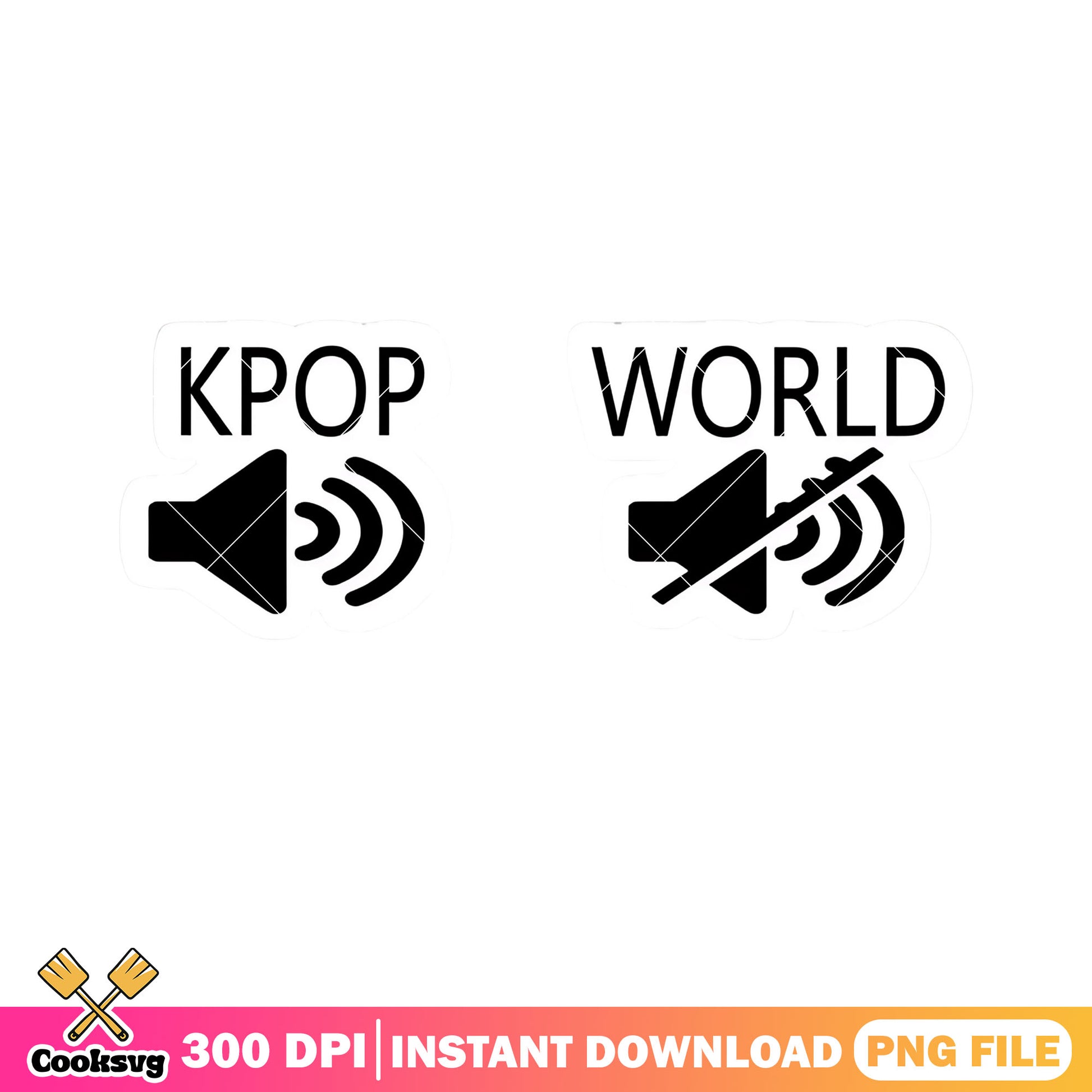 Sticker kpop world volum png, world volum png, meme fan kpop png