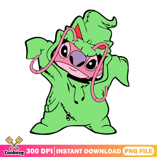 Stitch Oogie Boogie Halloween Costume PNG, Disney PNG, Halloween PNG