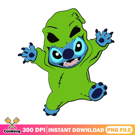 Stitch Oogie Boogie Halloween PNG, Disney Halloween PNG, Stitch PNG