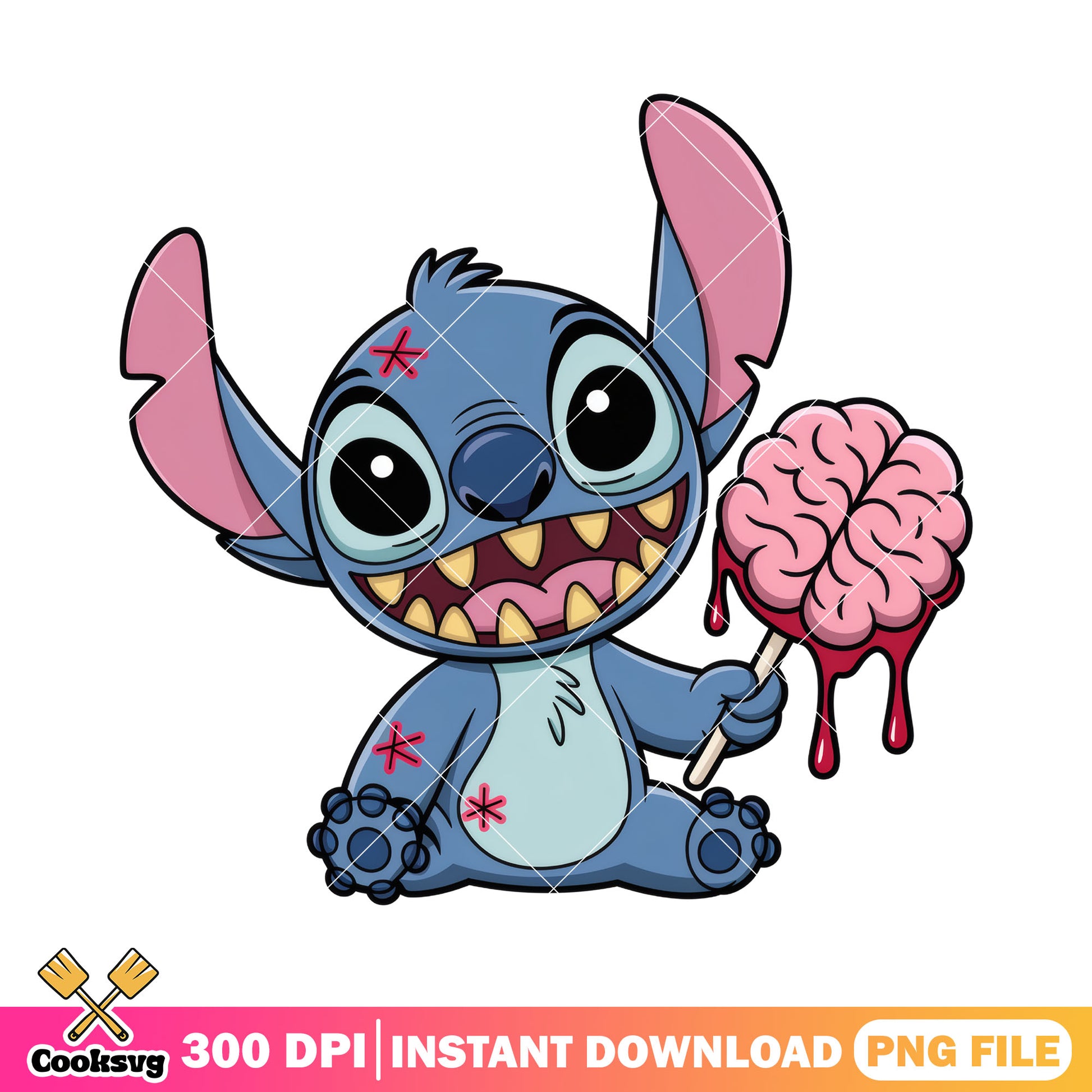 Stitch bloody brain png, halloween kills​ png, stitch pictures​ png