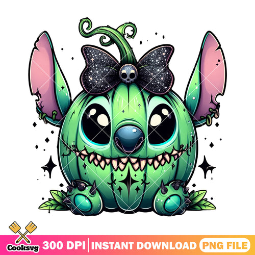 Stitch cosplay halloween pumpkin design png, costume in halloween png