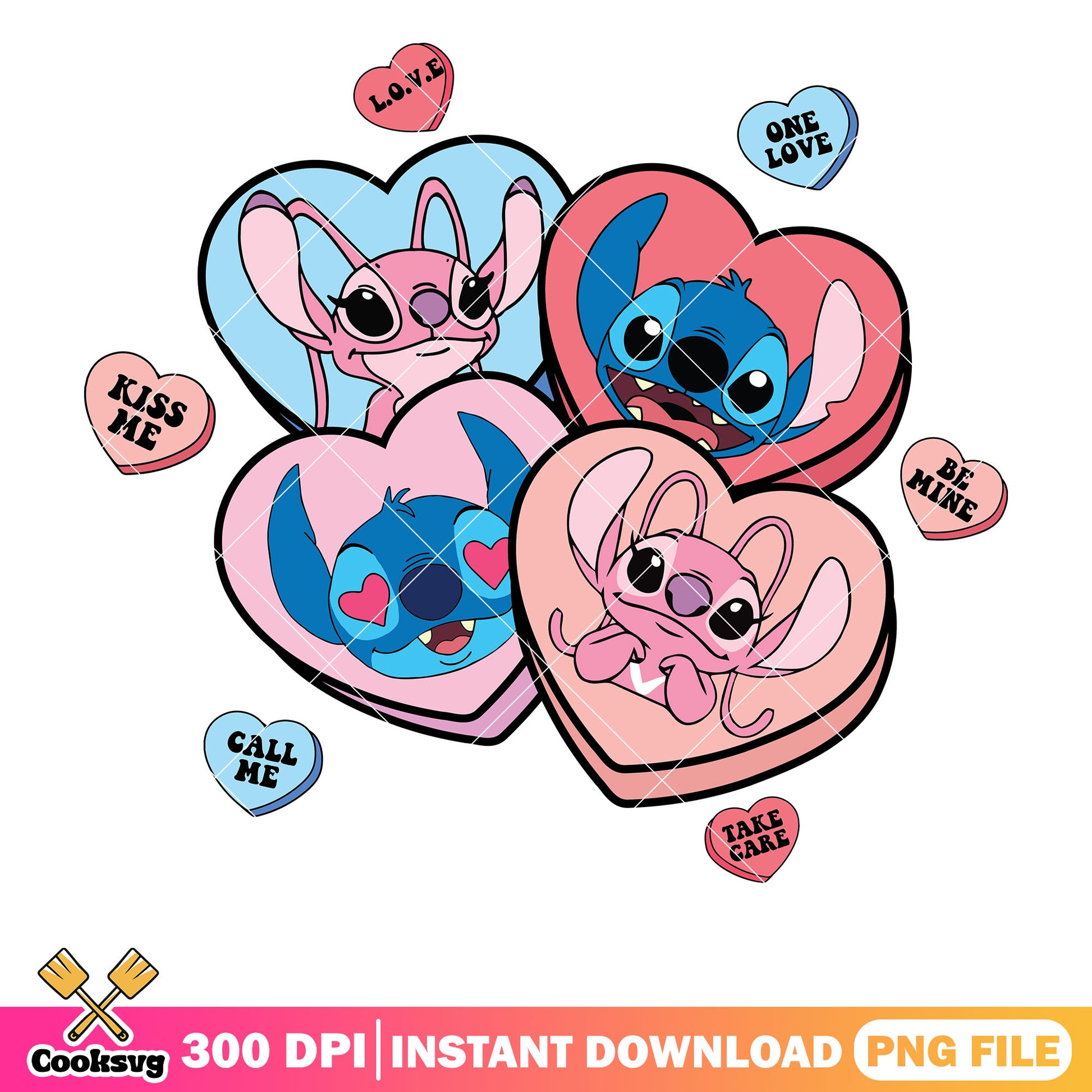 Stitch disney valentine vibes png, stitch valentine png, valentine vibes png