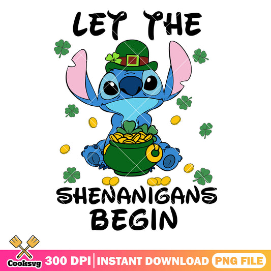 Stitch let shenanigans begin file png, let the shenanigans begin​ png