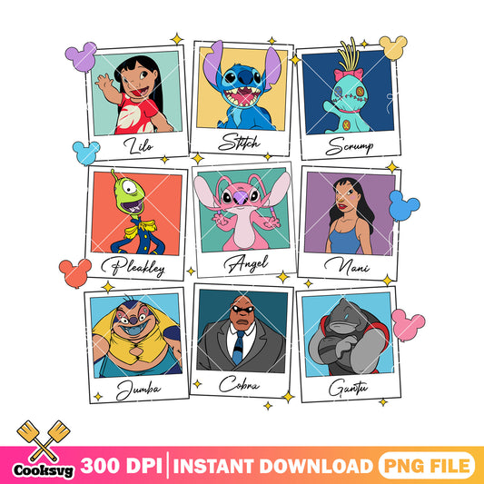 Stitch lilo character memory png, stitch characters png, disney stitch png