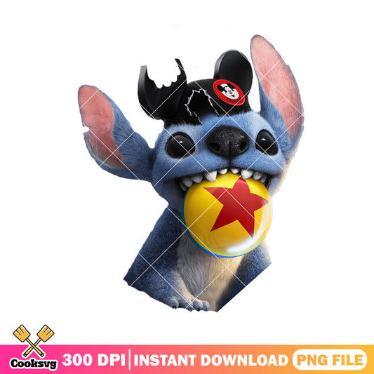 Stitch mickey cap movie png, new movie stitch png, the stitch movie​ png