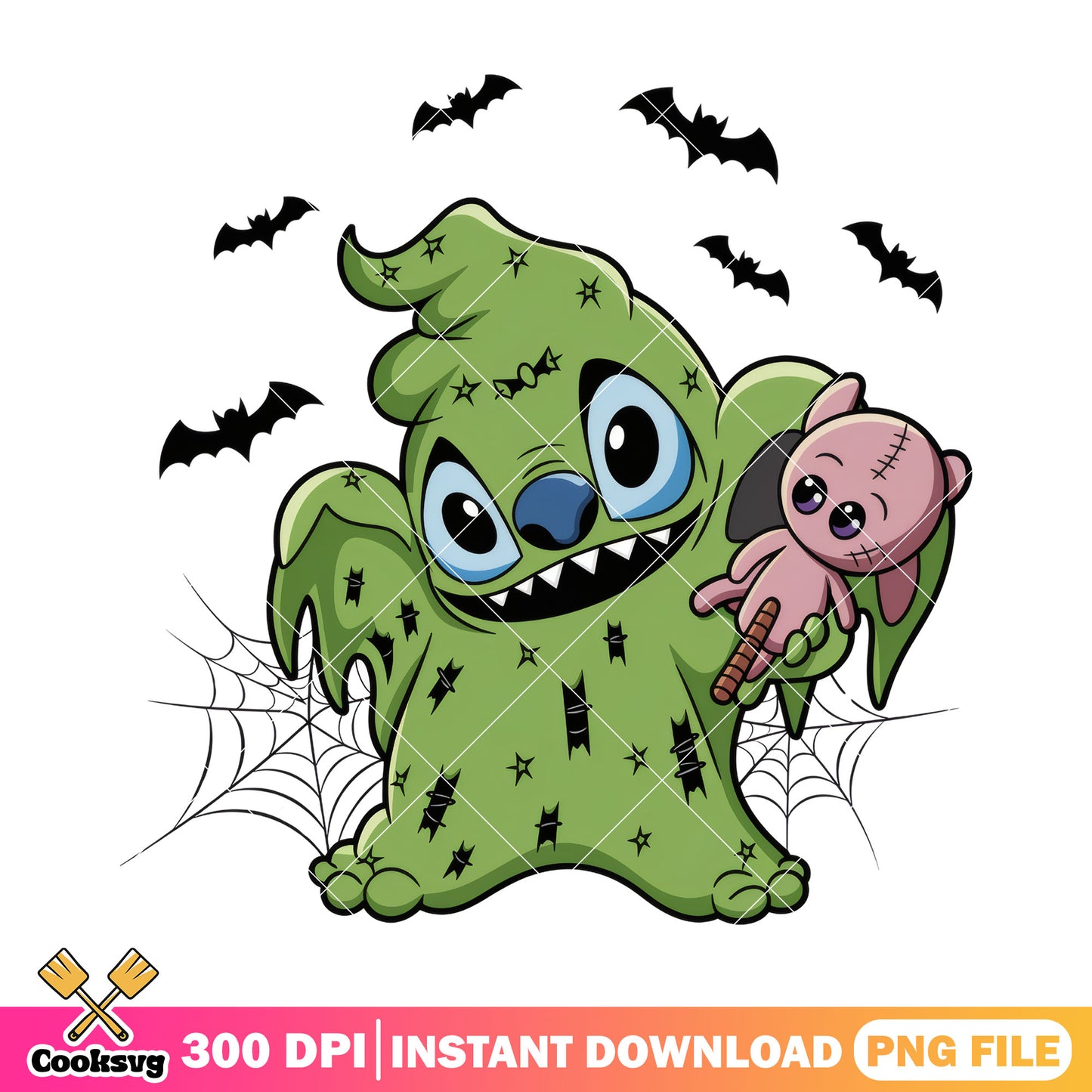 Stitch oogie boogie png, stitch movie​ png, happy halloween png