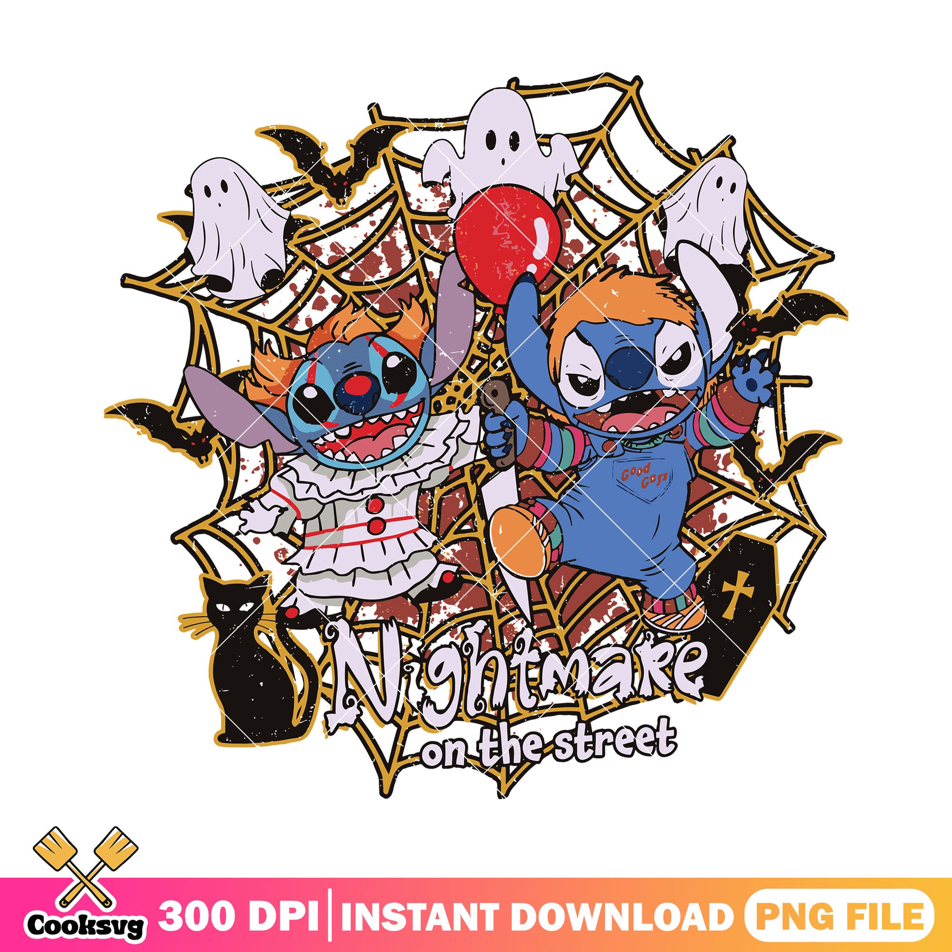 Stitchs cosplay halloween png, halloween happy png, stitch cute png