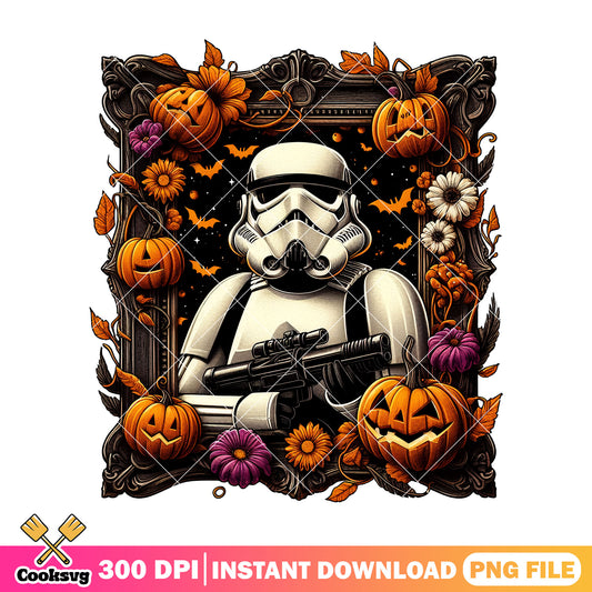 Stormtrooper fright night png, scary cartoon png, stormtrooper cute png
