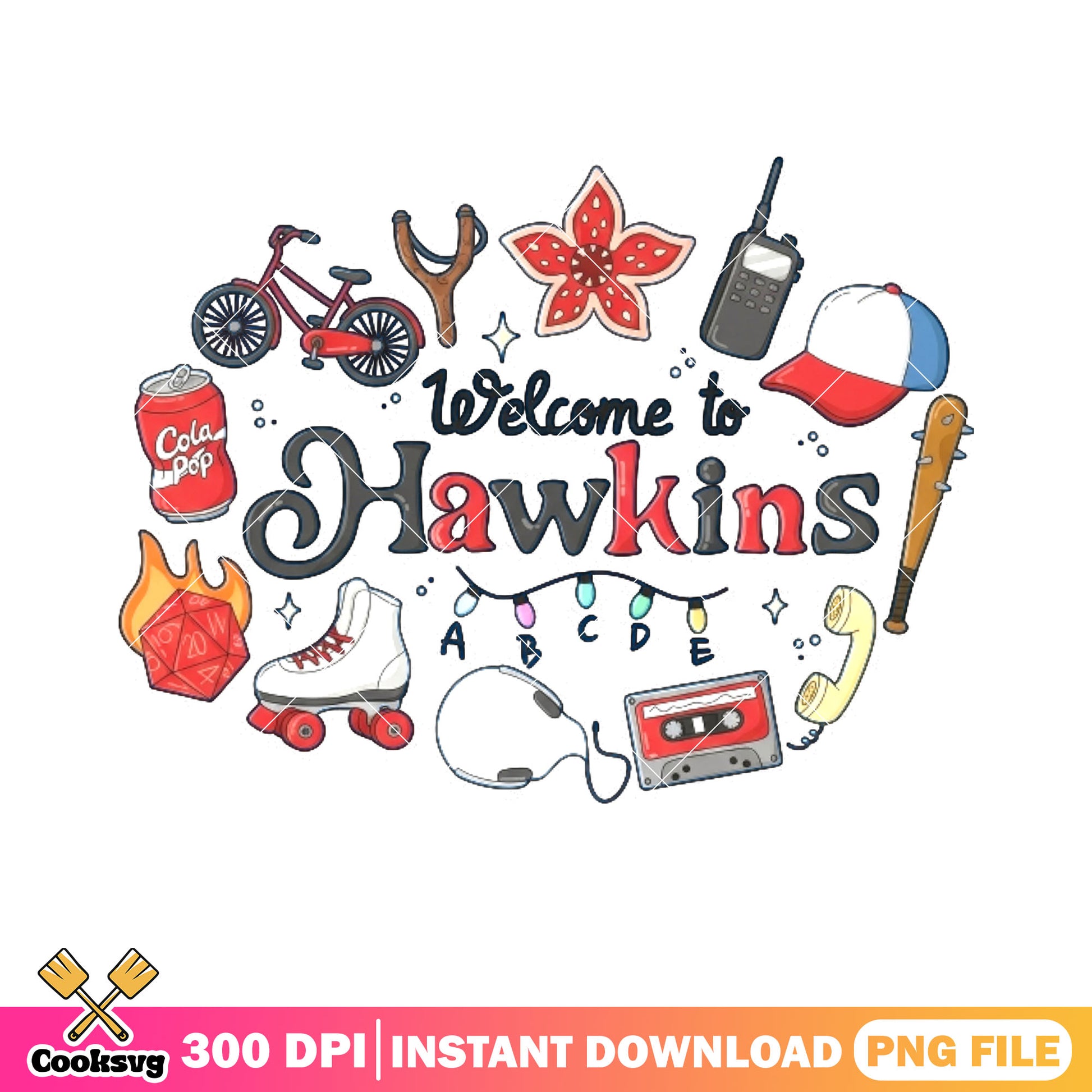 Strange hawkins town png, movie posters png, stranger things ​​png