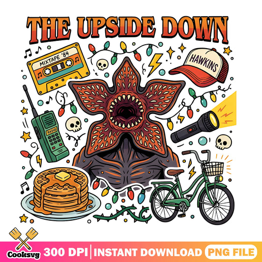 Stranger Things The Upside Down PNG, Demogorgon PNG, Hawkins PNG