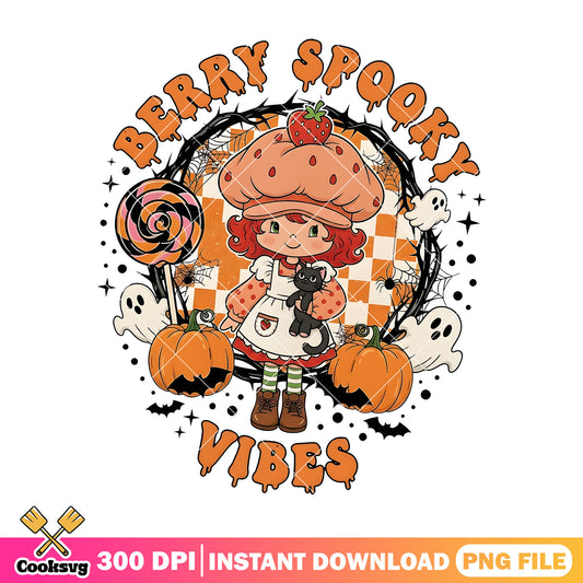 Strawberry stay spooky png