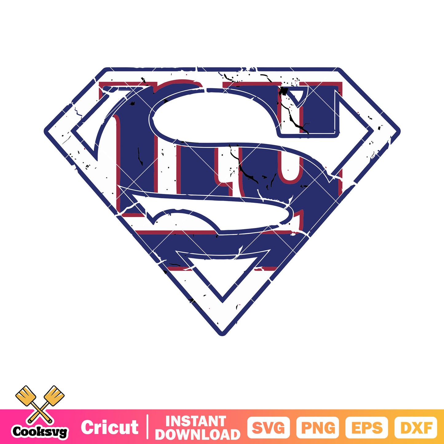 Superman logo nfl team svg, ny giants svg, usa football svg