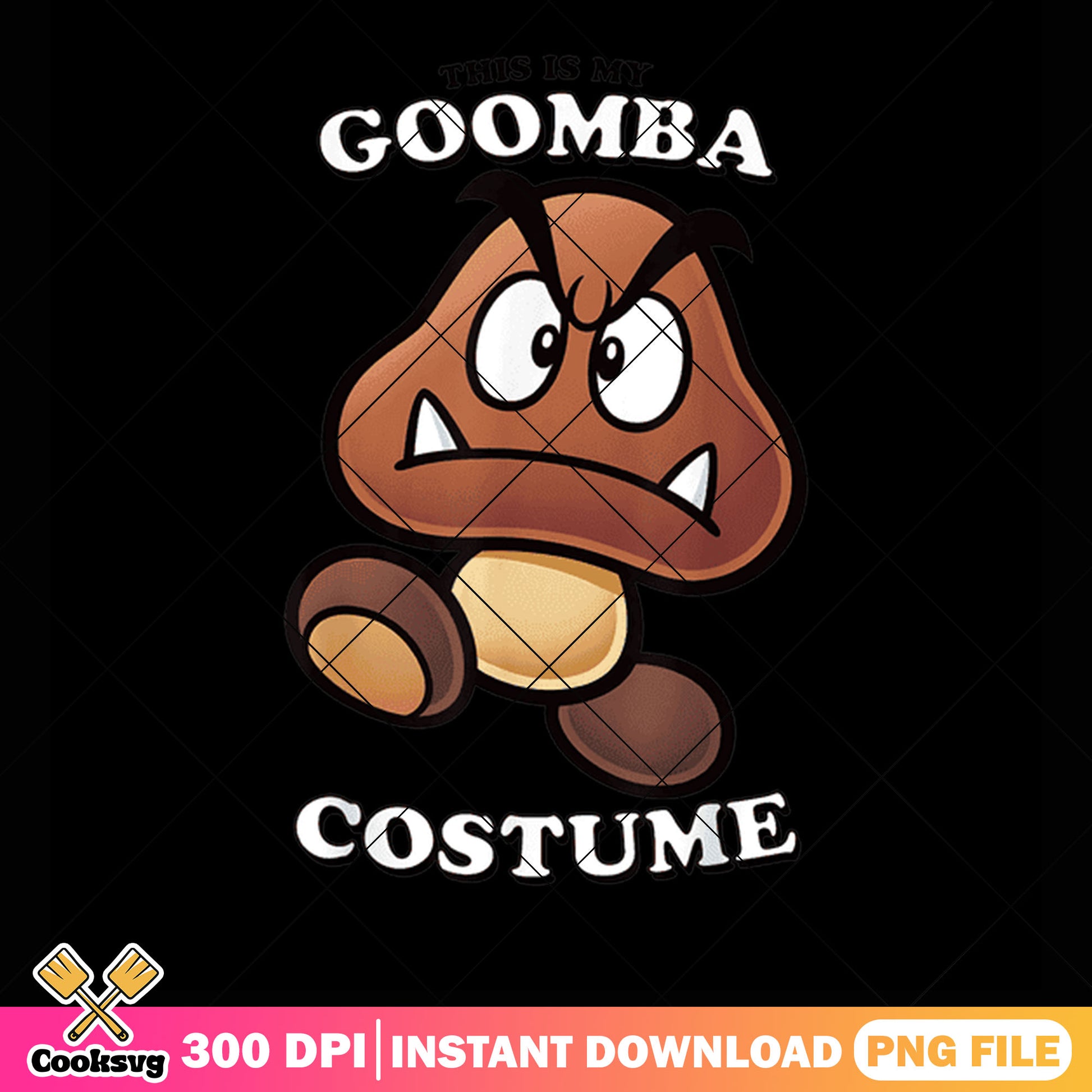Super mario Goomba png, goomba fallacy png, nintendo art png