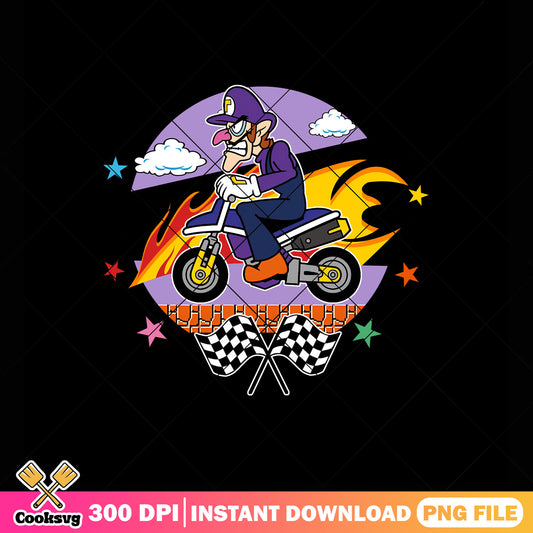 Super mario waluigi racing png, nintendo art png, nintendo swich png