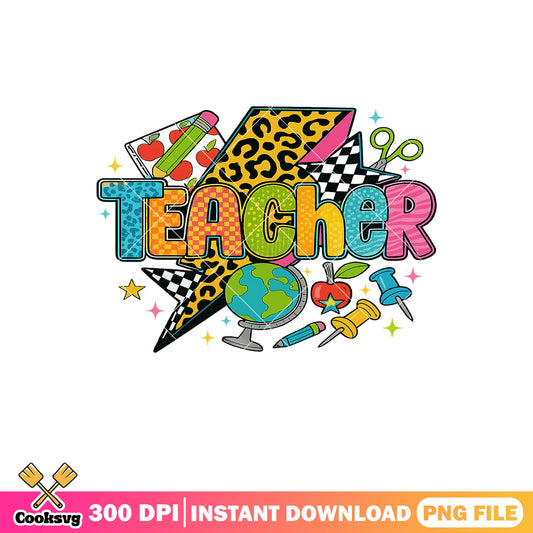 Supplies of teacher file png, school art png, back to school day png