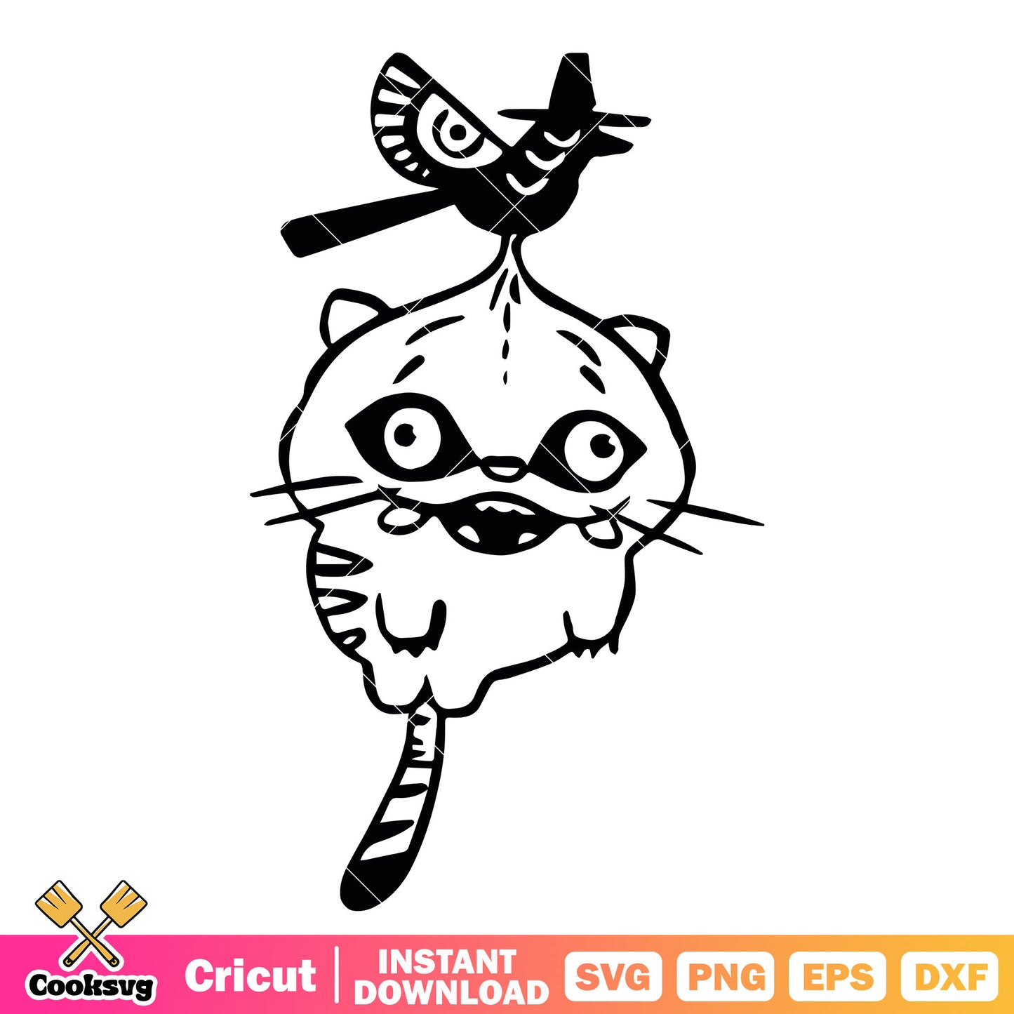 Sussy bring derpy outline svg, derpy sussy svg, kpop demon hunters svg