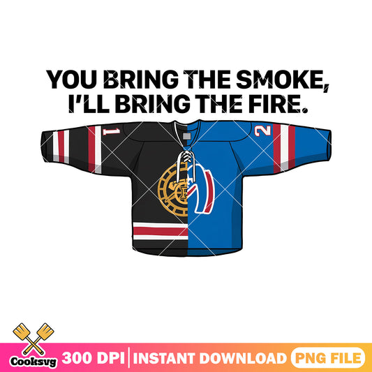 Sweater hockey Smoke png, boston raiders png, montreal voyaguers png