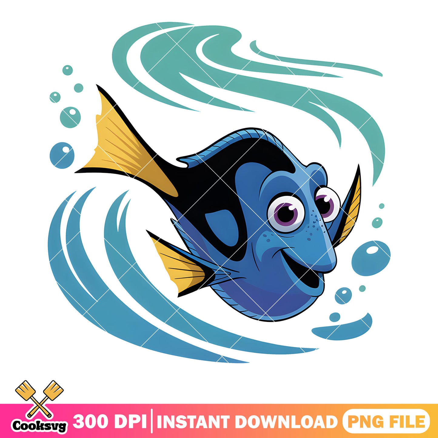 Swimming dory fish png, dory disney png, finding nemo png