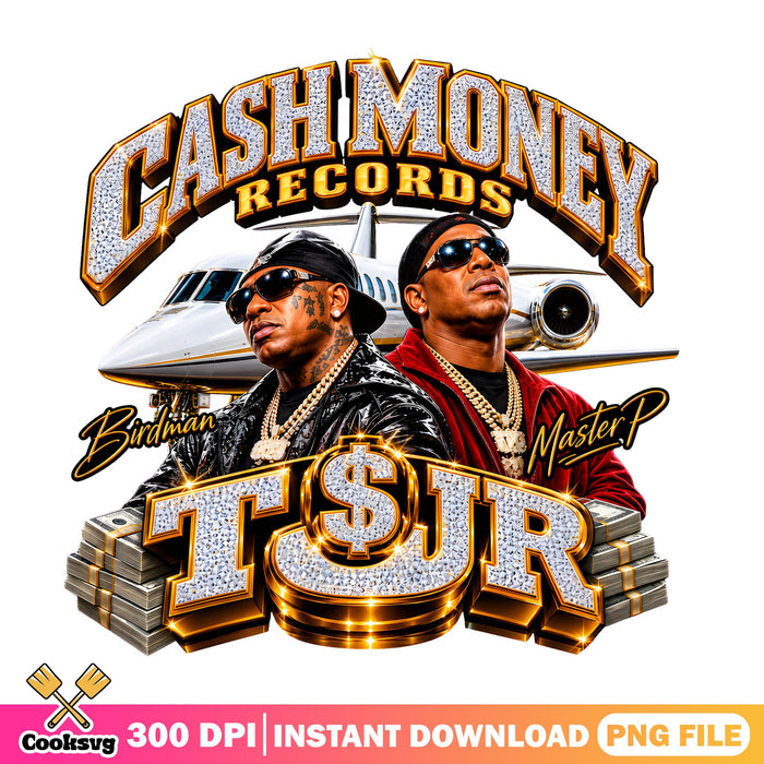 Cash Money Records Tsjr Tour Jet PNG, Birdman Master P PNG, Rap PNG
