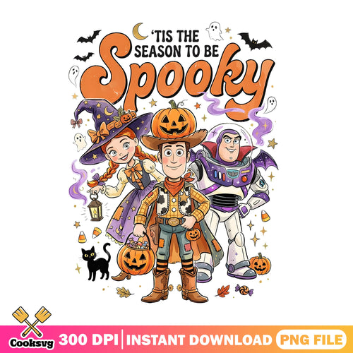 Tis The Season To Be Spooky PNG, Toy Story PNG, Witch Jessie PNG