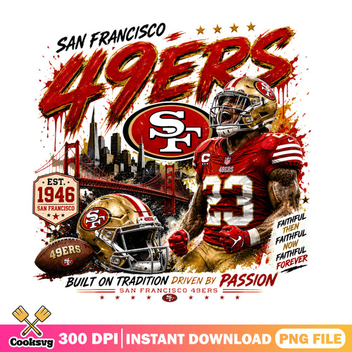 San Francisco 49ers PNG, NFL Golden Gate PNG, 49ers Faithful PNG