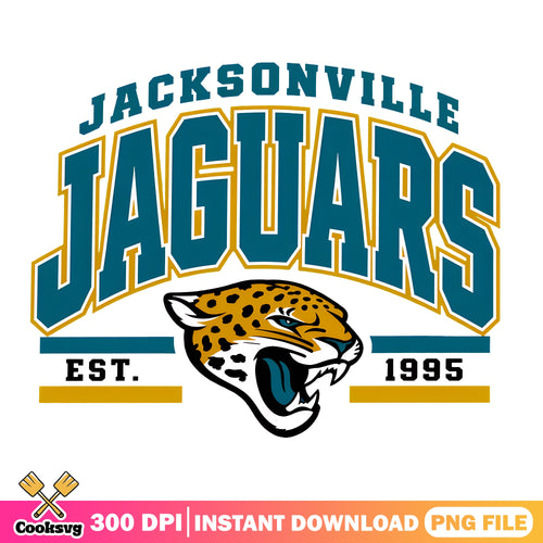 Jacksonville Jaguars Est 1995 PNG, Jaguars Varsity PNG, Duval NFL PNG