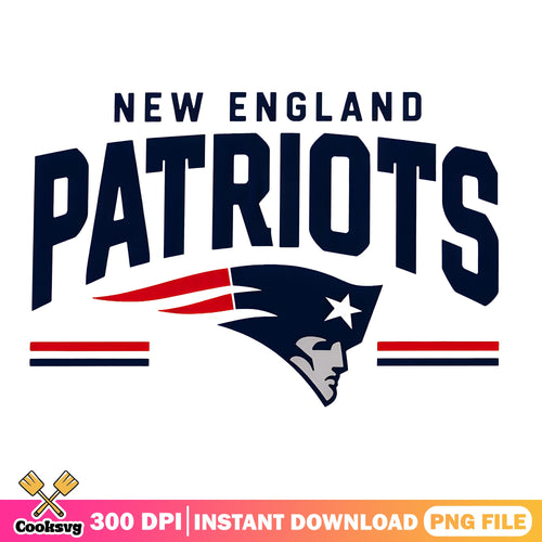 New England Patriots Varsity Logo PNG, Flying Elvis PNG, Pats NFL PNG