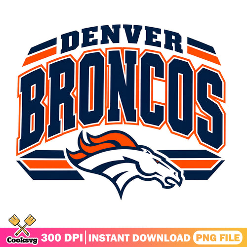 Denver Broncos Football Logo PNG, NFL Team PNG, Game Day PNG