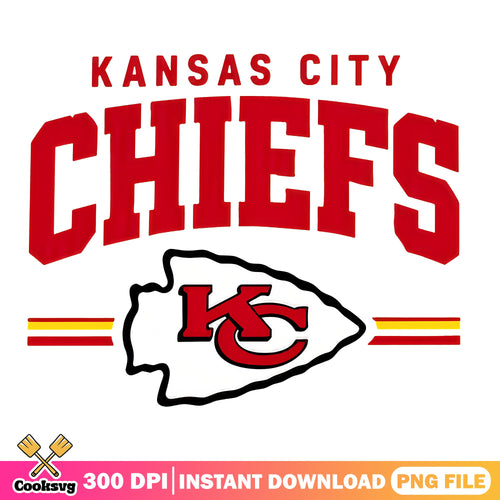 Kansas City Chiefs Logo PNG, Chiefs NFL Team PNG, Game Day PNG