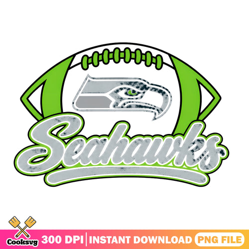 Seahawks Script Football PNG, NFL Team PNG, Seattle Seahawks PNG
